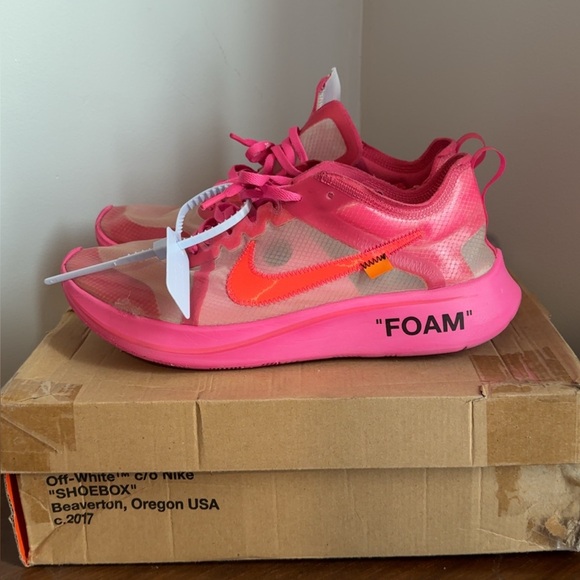 Nike Zoom Fly Off-White “Tulip Pink”